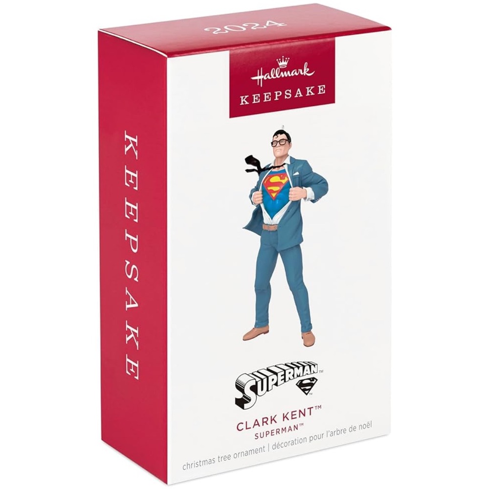 NIB 2024 Hallmark Keepsake Superman Clark Kent Ornament